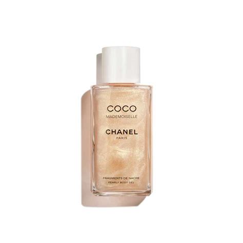 chanel body glitter